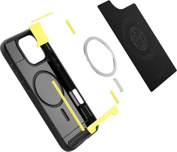 Actual product image Spigen Rugged Armor Mag Magsafe case for iPhone 16 Pro Max 6,9" matte black (Apple iPhone 16 Pro Max)