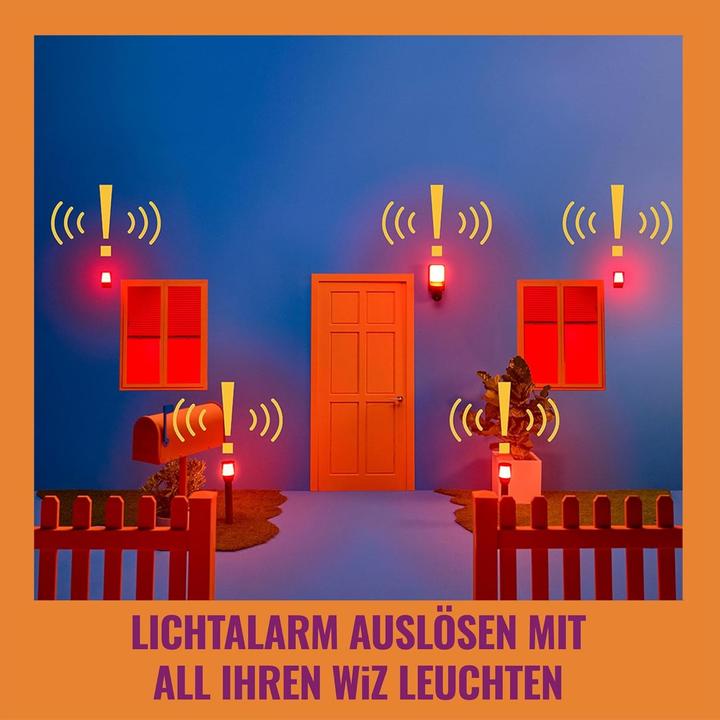 Actual product image WiZ Outdoor wall light with camera (1920 x 1080 Pixels)