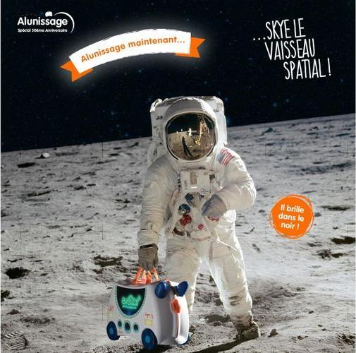 Actual product image Trunki Kids suitcase Skye the spaceship (18 l, Hand luggage (up to 50 litres))