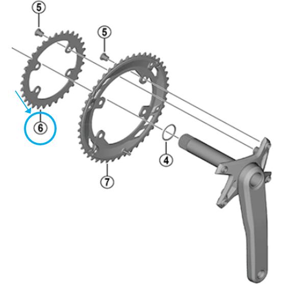 Thumbnail - Shimano, Kettenblatt, (32)