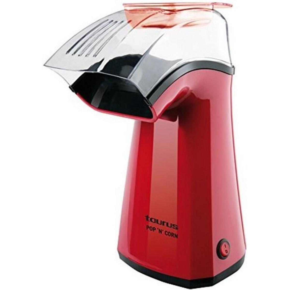 Taurus 968375000, Nero, Rosso, Trasparente, 3 min, Pulsanti, 1100 W, Fun kitchen, Nero, Rosso, Trasparente