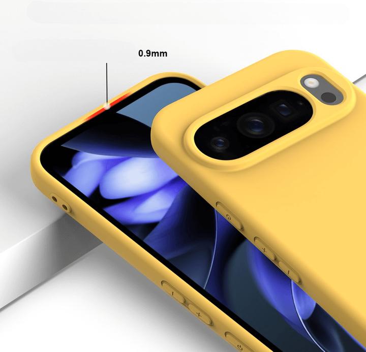 Actual product image Cover-Discount Google Pixel 10 / 10 Pro - Silikon Gummi Hülle mit Riemen (Google Pixel 10 Pro, Google Pixel 10)