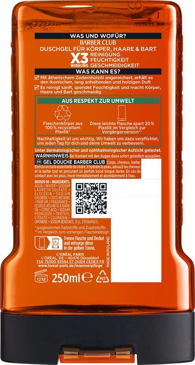Actual product image L'Oréal Paris Barber Club (250 ml)