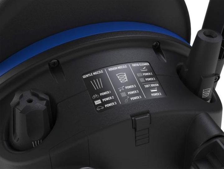 Actual product image Nilfisk Core 140-8 PowerControl In-Hand mat EU pressure washer Upright electric 474 l/h 1800 W Blue (Electrical connection)