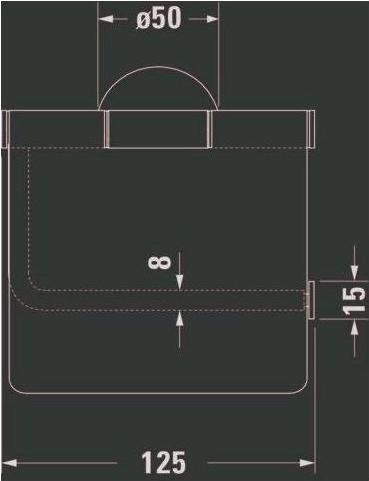 Productafbeelding Duravit Papierrolhouder