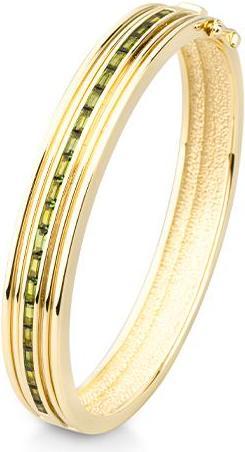Breuning Armreif - E.Turmalin Grün (750/18 K Gold)