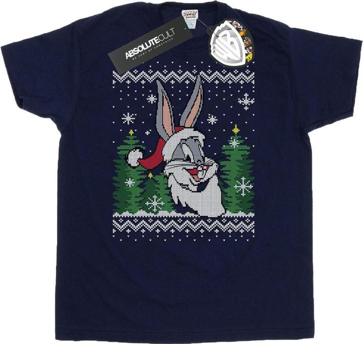 Immagine prodotto Looney Tunes Bugs Bunny Christmas Fair Isle Maglietta Uomo (S)