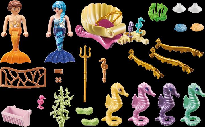Produktbild Playmobil Meerjungfrauen-Seepferdchenkutsche (71500, Playmobil Princess Magic)