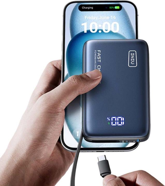 Actual product image INIUPB20ACPOCKETBK Powerbank (20000 mAh, 22.50 W)