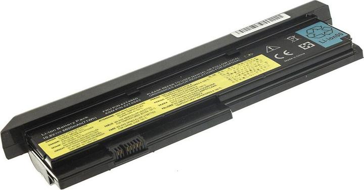 Image du produit Lenovo GREENCELL LE22 Baterija Žalias Cell for IBM Thinkpad X200 7454T X200 745 (9 cabines, 6600 mAh)