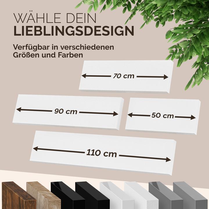 Actual product image Casaria Wall shelf (70 x 23 x 4 cm)