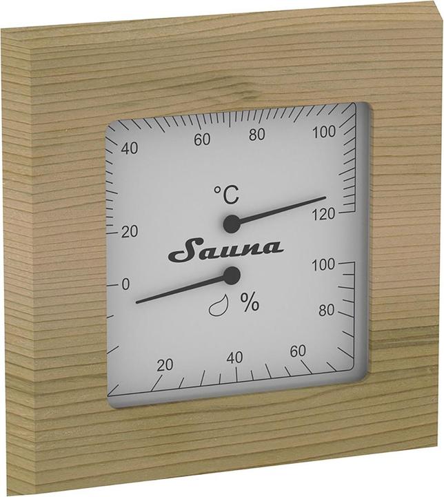 Produktbild Harvia Sauna Thermo-Hyrometer Red Cedar, quadratisch
