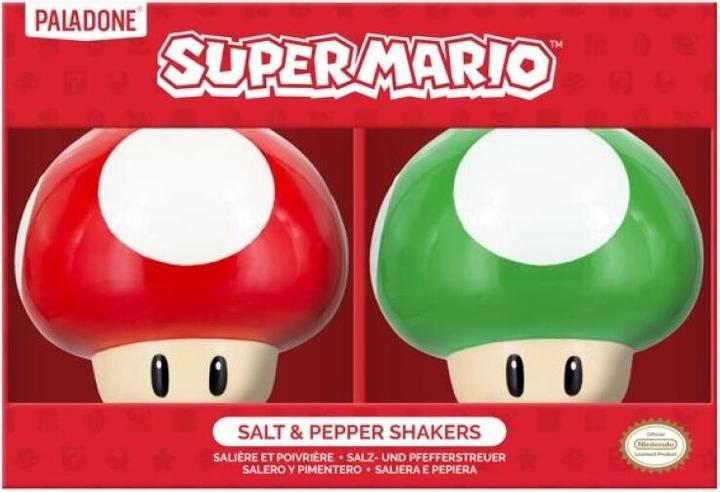 Actual product image Paladone Products Nintendo - Super Mario - Salière et poivrière en céramique Champignons (Pepper, Salt)