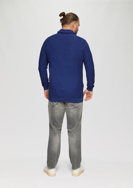 Image du produit S.Oliver Strickpullover Strickpullover mit Schalkragen (XXL)