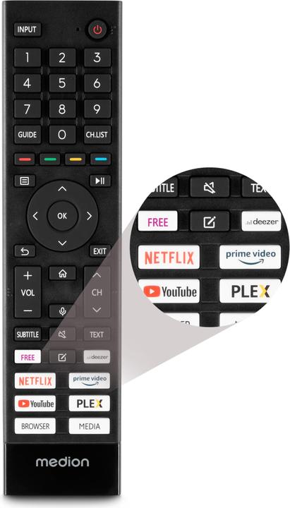 Immagine prodotto Hisense TV Smart TV LCD Ultra HD MEDION® LIFE® X15517 (MD 31642) (55", LCD, 4K)
