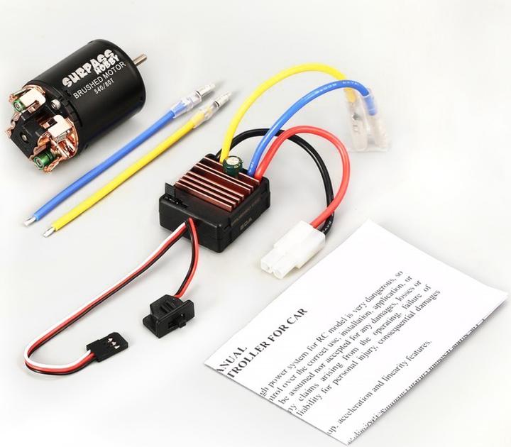 Produktbild Surpass Hobby 540 brushed motor 3-slot 13T 34000 RPM