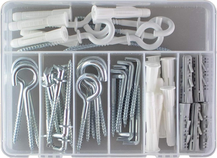 Actual product image Tox Hook dowel Pirate Hook Mix 60 pieces (60 pcs.)