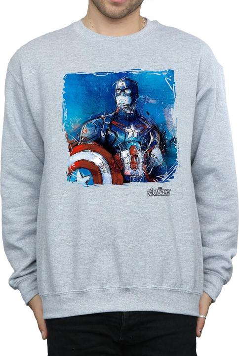 Produktbild Captain America Art Sweatshirt (L)