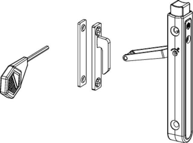 Image du produit Maco multi-vent limiteur oscillo-battant, acier blanc (12360)