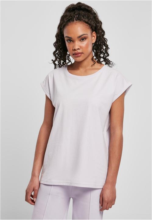Actual product image Urban Classics Ladies Organic Extended Shoulder Tee (S)