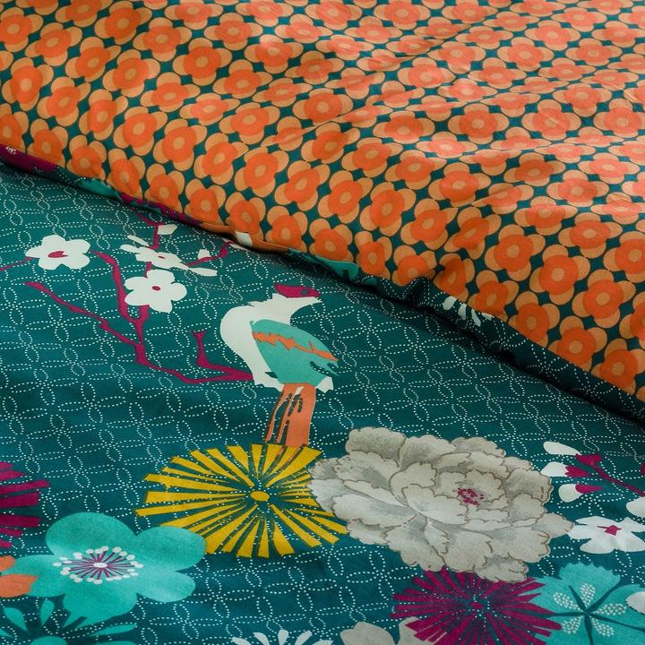 Image du produit La Redoute Interieurs Miss China Bleu Canard (Housse de couette, 200 x 200 cm)