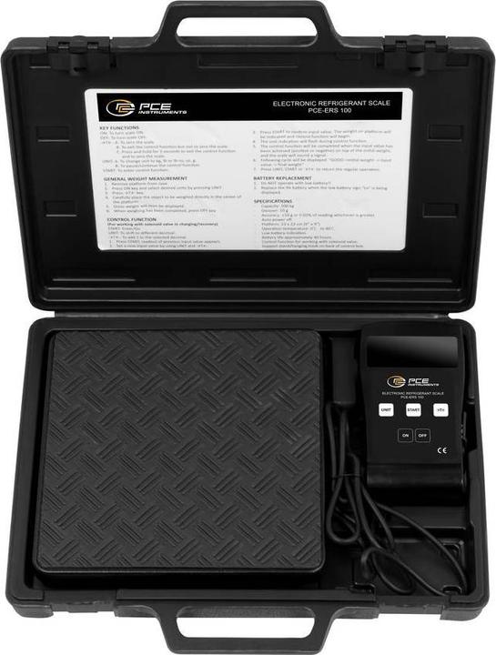 Produktbild PCE Instruments PCE-ERS 100 Kältemittelwaage Wägebereich (max.) 100 kg batteri