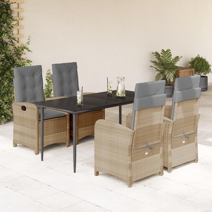 Produktbild vidaXL Garten Essgruppe (160 x 80 x 74 cm)