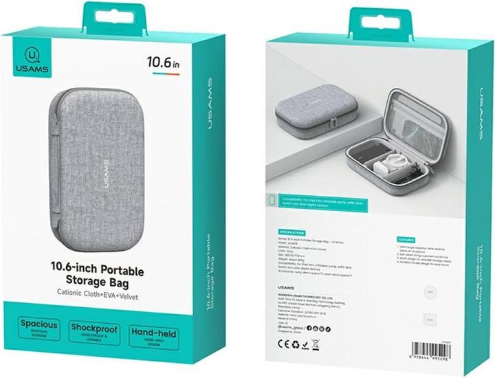 Produktbild Usams Protective case JX Series Jane05 10.6" for accessories gray (Switch)