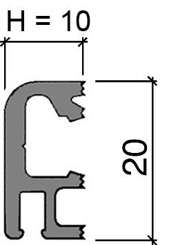Image du produit Hebgo Profilés de maintien 124/126