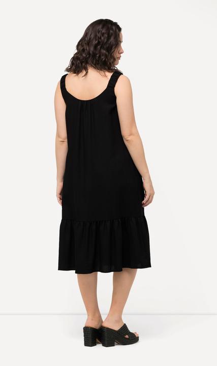 Produktbild Ulla Popken Midikleid, Elastikträger, Rundhals, ärmellos, Taschen (42, 44)