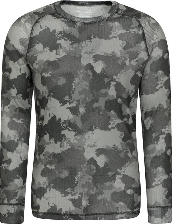 Actual product image Mountain Warehouse Mens Talus Camouflage Thermal Top (M)