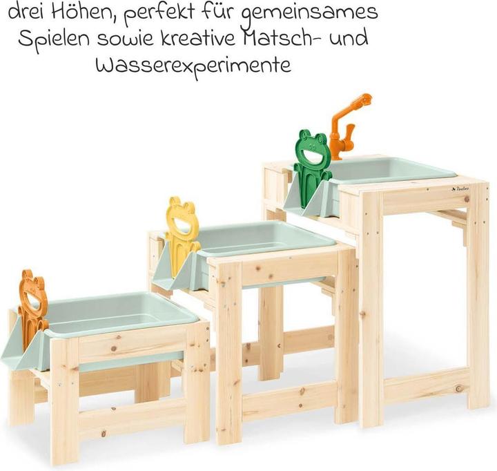 Image du produit Pinolino 3-tlg. Wasserspieltisch-Set Frolino 3 Spieltische