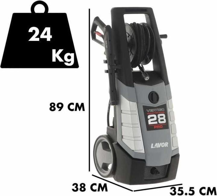 Image du produit Lavor VERTIGO 28 PRO - 180 bar max - 510 l/h - 2800 W (Fonctionnement sur secteur)