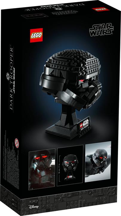 Actual product image LEGO Dark Trooper Helmet (75343, LEGO Star Wars, LEGO Rare Sets)