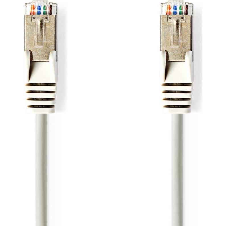 Thumbnail - Nedis CAT5e-Netzwerkkabel SF/UTP RJ45 Stecker RJ45 Stecker 1.50 m Rund PVC Grau Labe (SF/UTP, CAT5e, 1.50 m), Netzwerkka...
