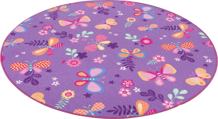 Actual product image Snapstyle Kids Play Carpet Butterfly Round (200 x 200 cm)