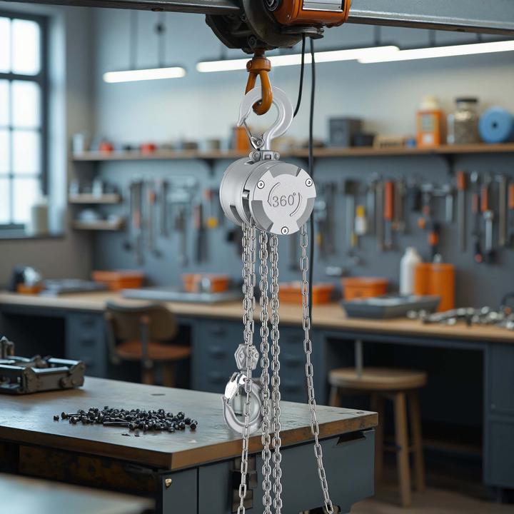 Produktbild Wiltec Kettenzug bis 2t Handkettenzug 3m Hubhöhe Tragmittel Hebezeug Hebelzug