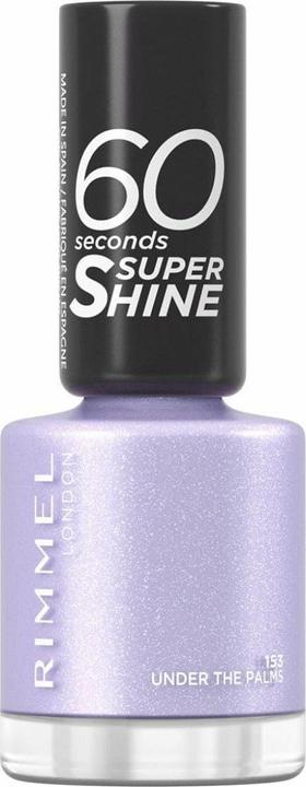 Rimmel London 60 Seconds Super Shine 153-Under The Palms 8ml (153, Farblack)