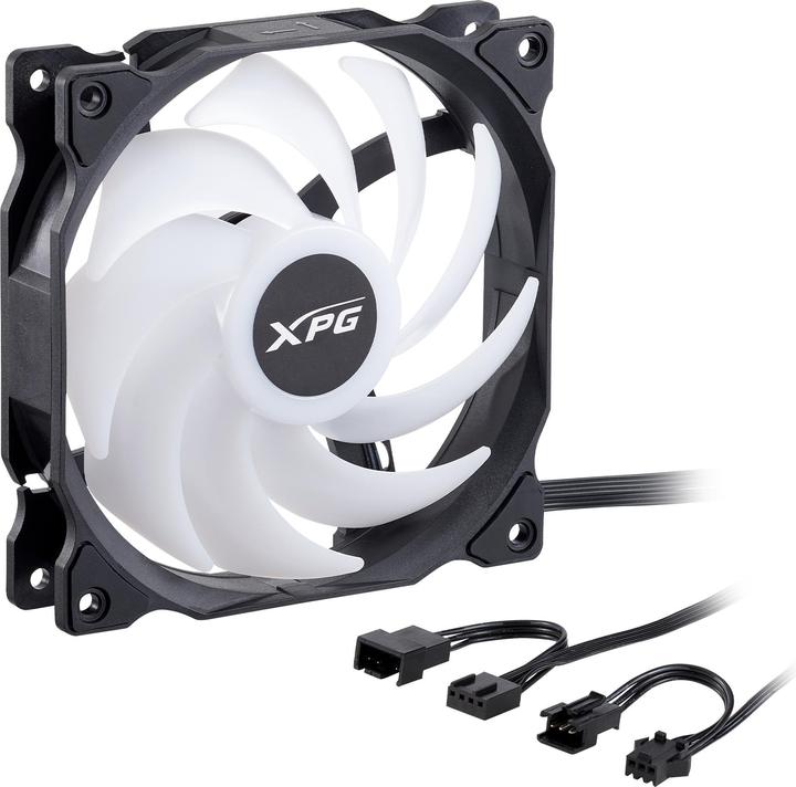 Actual product image Adata Fan XPG VENTO R 120 ARGB Fan 3 pack (120 mm, 3x)