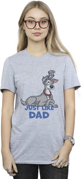 Image du produit Disney - T-shirt LADY AND THE TRAMP JUST LIKE DAD - Femme (M)