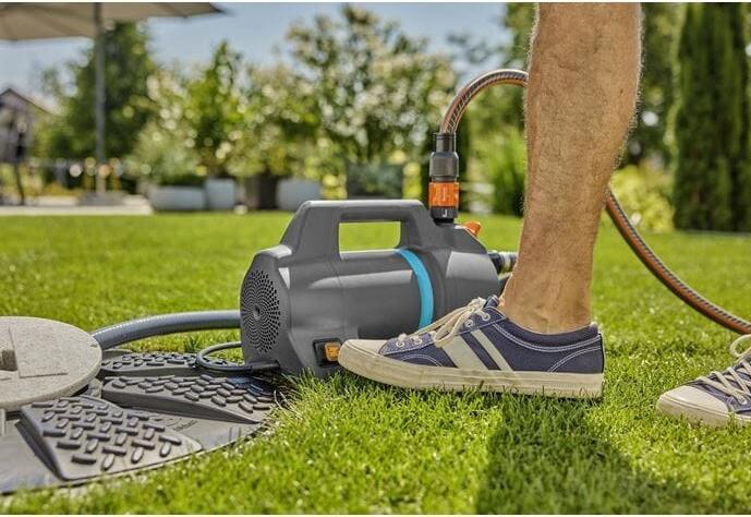 Produktbild Gardena Gard Gartenpumpe 4100 Silent Saugsch.Set 09052-20 (Gartenpumpe)