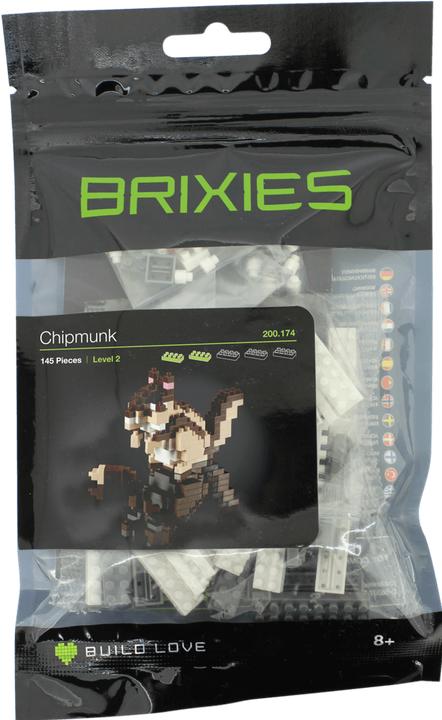 Actual product image Brixies chipmunks
