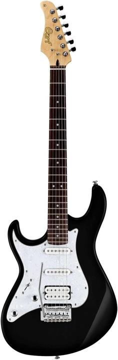 Image du produit Cort Guitars Guitare électrique pour gaucher avec micros Bluebucker Pro et vibrato Wilkinson (Guitare électrique, Corps : Tilleul, Manche : Érable canadien, Touche : Palissandre)