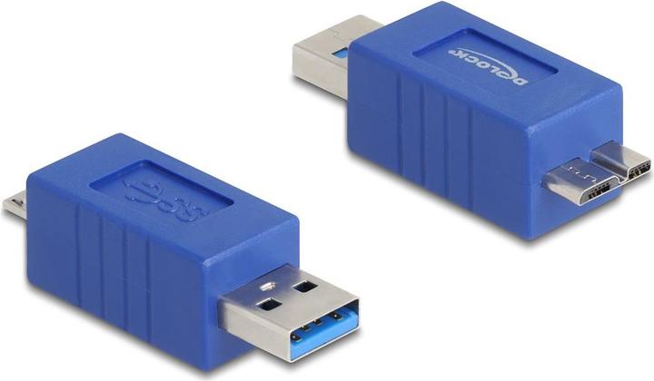 Actual product image Delock USB 5 Gbps adapter USB Type-A plug to USB Micro-B S (USB 3.0)