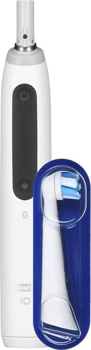 Productafbeelding Oral-B Elektrische tandenborstel iO5 Oplaadbaar, Voor volwassenen, Inclusief aantal opzetborstels 1, Wit (Oscillerende tandenborstel)