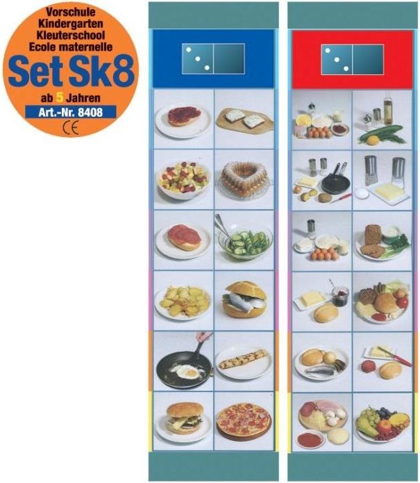 Actual product image Oberschwäbische Magnetspiele 68408 - Set SK 8: Food - Flocards, figure game, for 1 player, from 5 years (German)