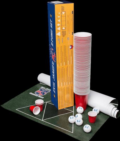 Actual product image MrPong Evil Jared's Beer Pong Matten Set