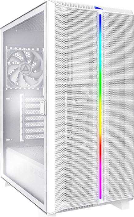 Actual product image Montech SKY ONE Lite, Midi Tower, Tempered Glass - white (Mini-ITX, mATX, ATX)