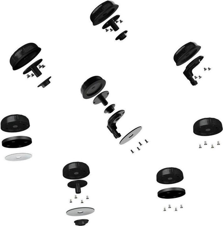 Produktbild Poynting 43083 - A-PUCK-0001-V2-01 schwarz, SISO 5GLTE IoT-Fahrzeugantenne, 1x 5GLTE 698
