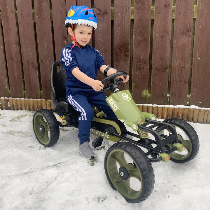 Actual product image Homcom Go-kart 35kg 3-8